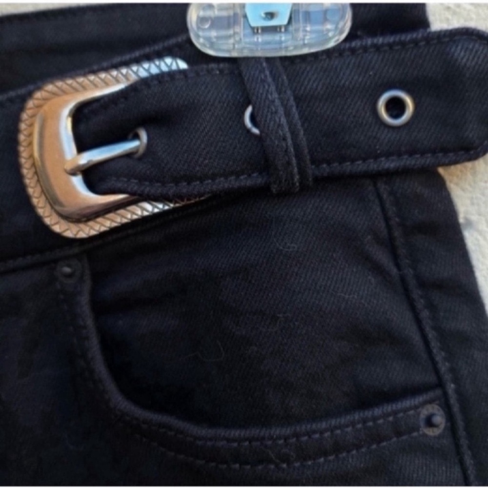 GRLFRND Zoey Double Buckle Skinny High Rise denim jeans - Picture 6 of 16